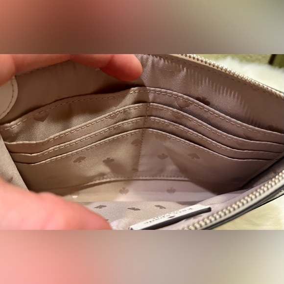 Kate Spade ♠️ Colada Pineapple Leather Wicker Straw Wristlet Wallet Purse Clutch - Picture 11 of 14